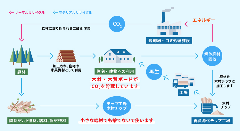 木と共に歩む